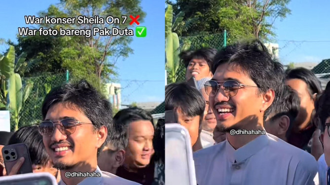 Momen Duta Sheila On 7 Diserbu Penggemar Usai Shalat Idul Adha