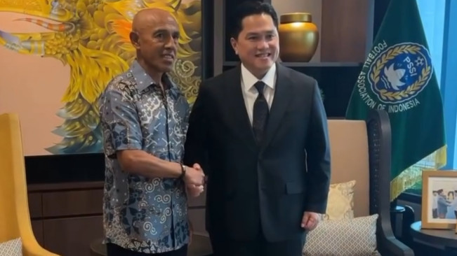 Erick Thohir Bertemu Simon Tahamata, Ini Harapannya!