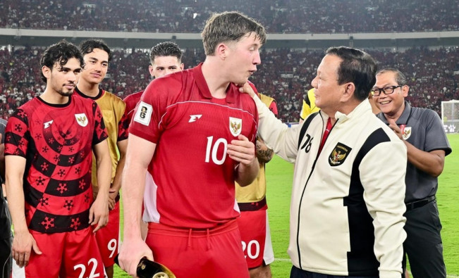Presiden Prabowo Jamu Pelatih dan Pemain Timnas Indonesia di Kertanegara