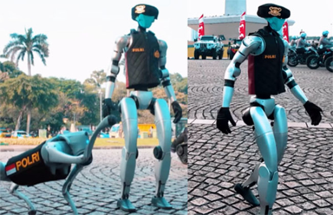 Ayo Nonton! Puluhan Robot Beraksi Meriahkan Parade HUT Bhayangkara ke-79 di Monas 1 Juli 2025