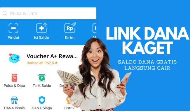 DANA Kaget Kembali Hadir, Klaim Saldo hingga Rp238 Ribu Hari Ini