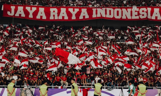 Intip Suasana Stadion Suita City Jelang Jepang vs Indonesia, Penuh Bendera Merah Putih